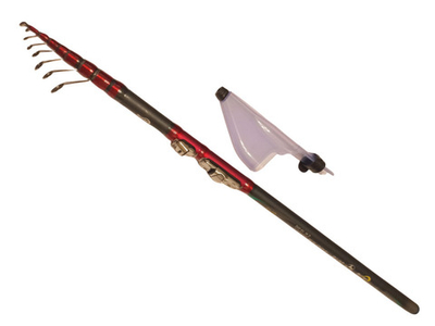 Удилище телескопическое 5 м тест 10-30 гр JIN TAI Красное