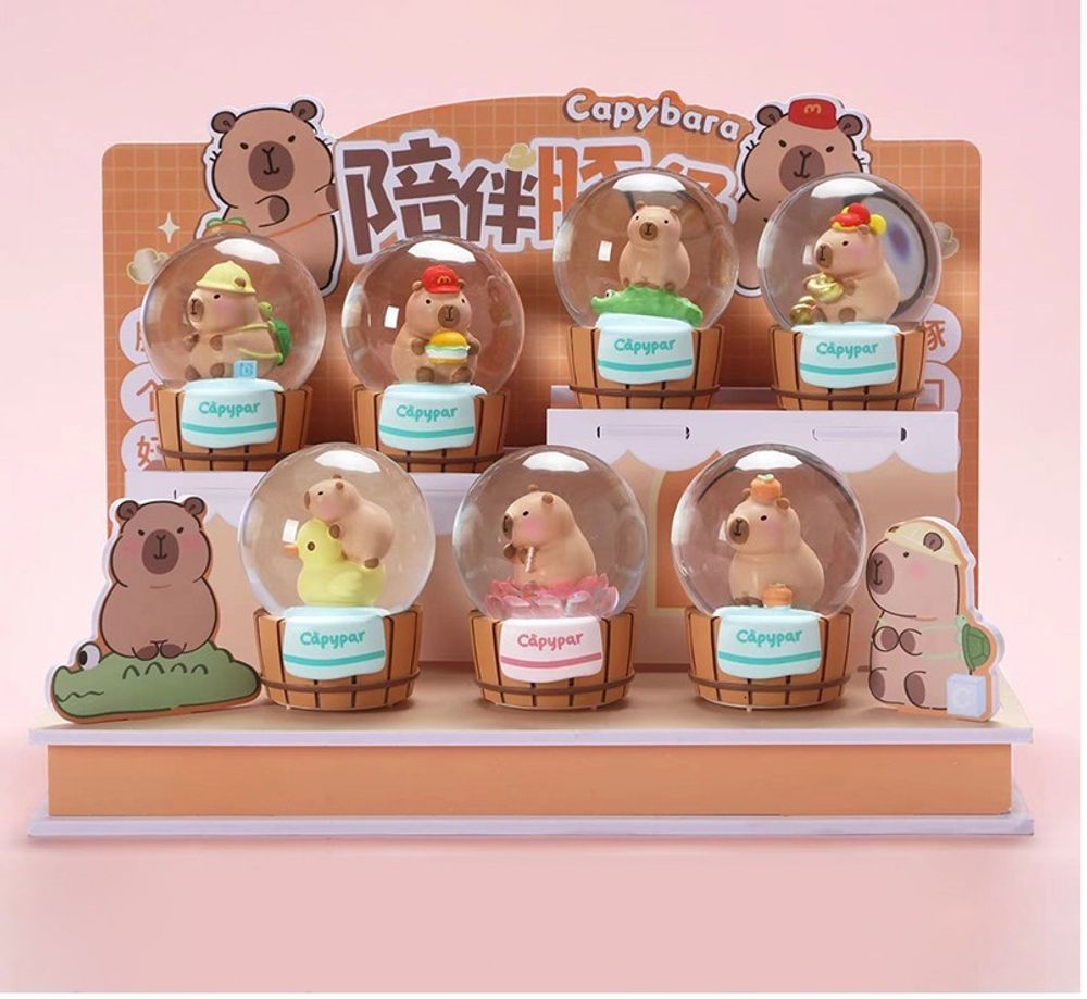 Коллекционные игрушки &quot;Capybara Glass Ball&quot;