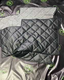 Коврики (утеплитель) под сиденья УАЗ 452 Буханка (синяя нить ромб)