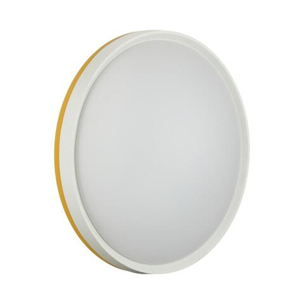 7709/DL COLOR SN 154 Светильник пластик/белый/желтый LED 48Вт 4000К D420 IP43 KEZO YELLOW