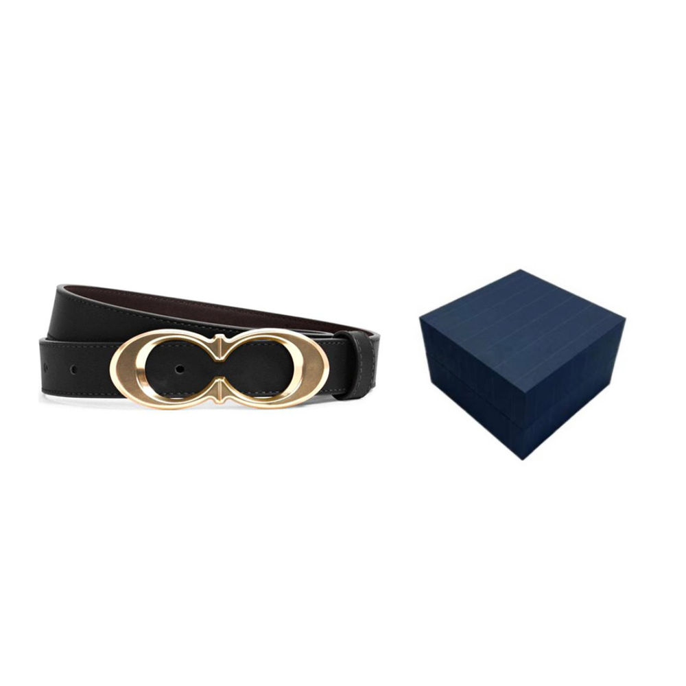 Пояс COACH SIGNATURE Buckle C 2.5cm, C1725-IMBLK