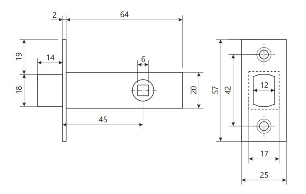 Задвижка Аpecs L-0126-GRF графит