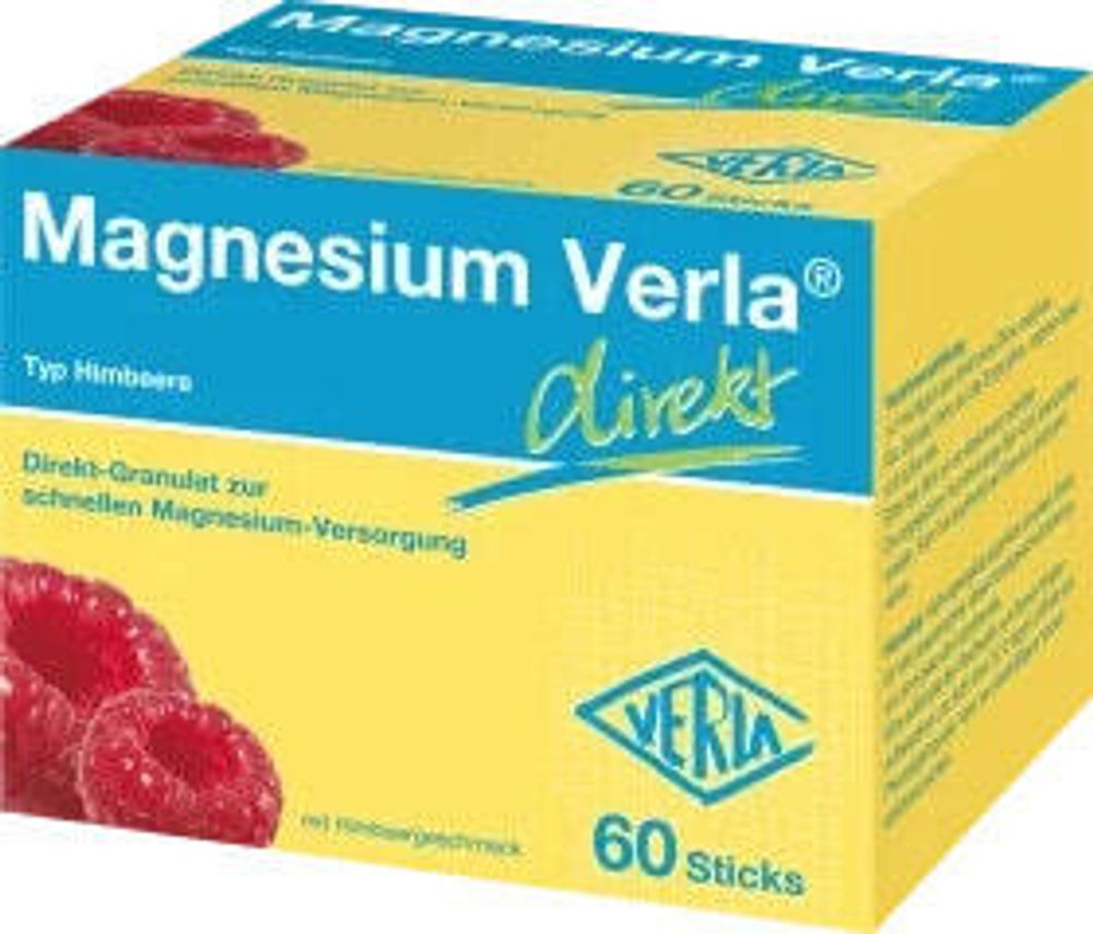 Magnesium Himbeere Direkt-Granulat Sticks 60 St, 99 g
