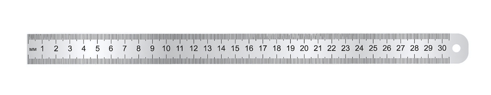 Линейка стальная 30 см (Пчелка)