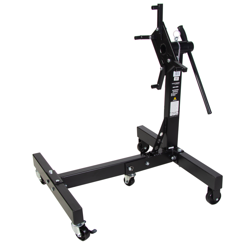 WDK-82682  Стенд-кантователь для двигателя, усиленный, складной, г/п 680 кг
