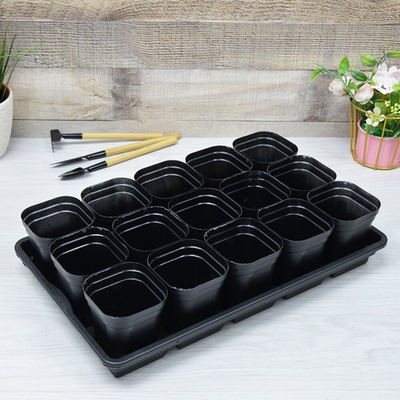 Набор для рассады на 15 стаканчиков с поддоном "Сезон"