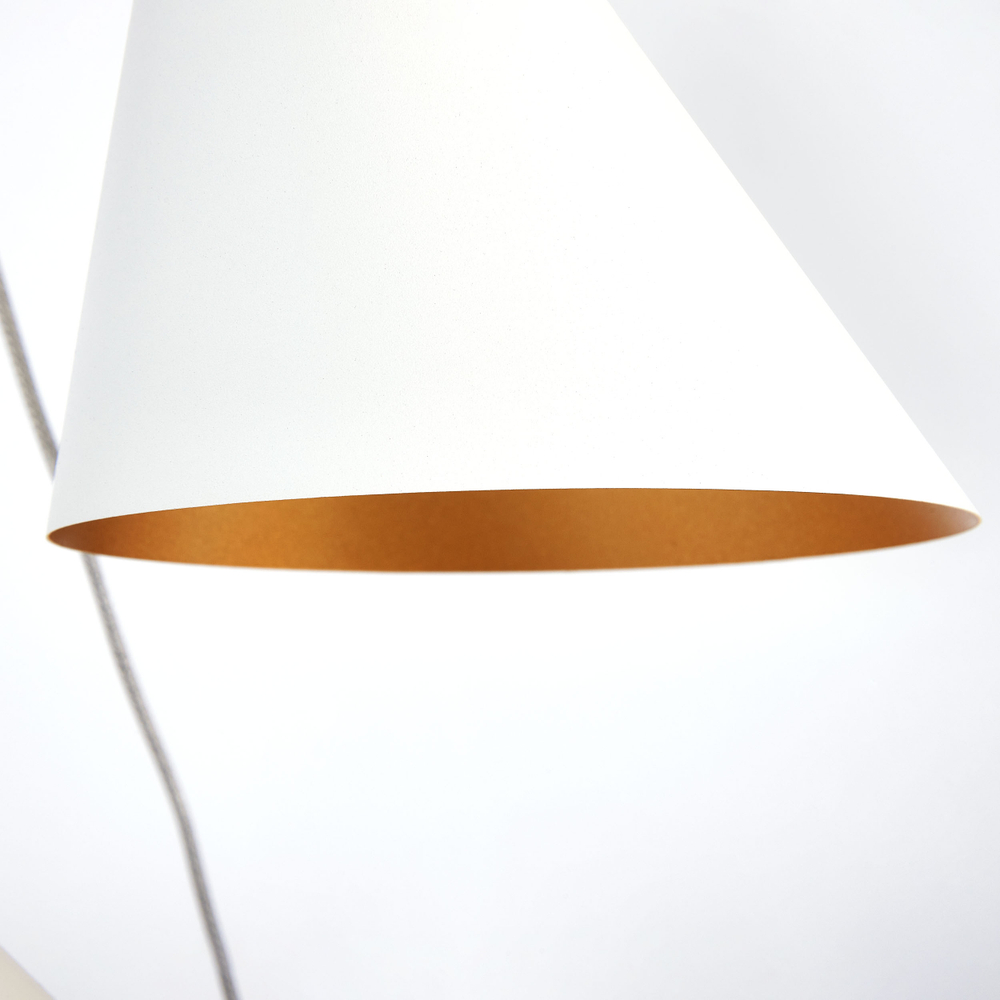 757036 Люстра CONE GW 3х6W(led) G9 БЕЛЫЙ/ЗОЛОТО