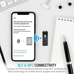 Thetis Security Key — U2F/FIDO2 аутентификатор с Bluetooth Многофакторная защита для Windows, macOS, Linux, Gmail и других сервисов