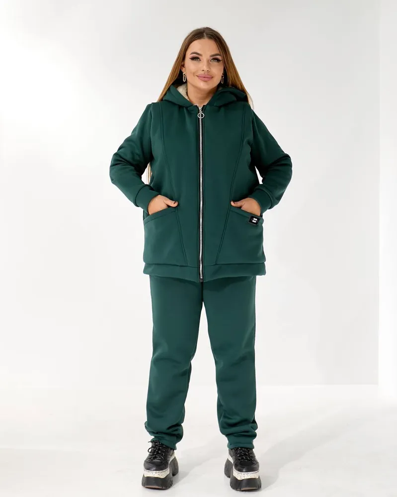 Костюм с мехом УК-5478-3 Фабрика Моды