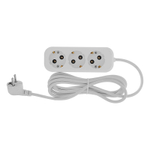 Удлинитель бытовой 3 м, 10A, тип УХз10, с заземлением, 3 розетки Сибртех