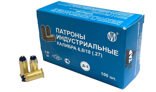 Монтажный патрон Д-3 ПИ.27 МПЗ 6.8*18мм (100шт)