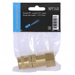 NORDBERG (NPF34B) Разъем "мама" быстросъемный - резьба F1/2", с фиксатором, латунь