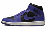 Кроссовки Jordan Air Jordan 1 Mid "Purple Black" (Женская размерная сетка)