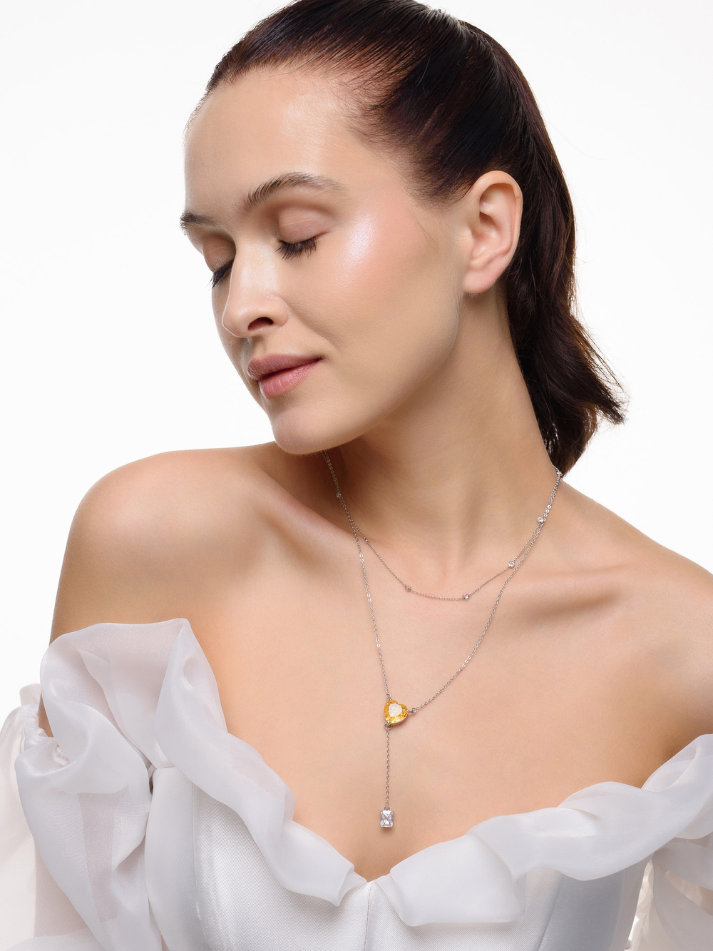 Сотуар "Yellow heart" Silver