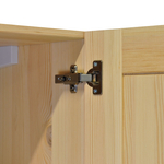 Кухня 200 см Венесуэла из массива сосны (5 модулей) со столешницей, в прозрачном лаке