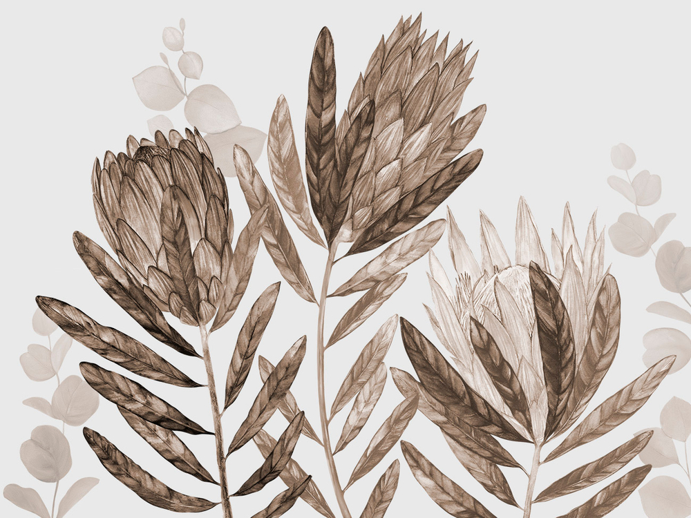 Дизайнерские обои Wall Street Herbarium