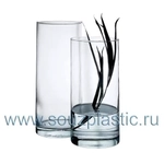 Ваза FLORA цилиндрическая высокая 26,5см 98-543