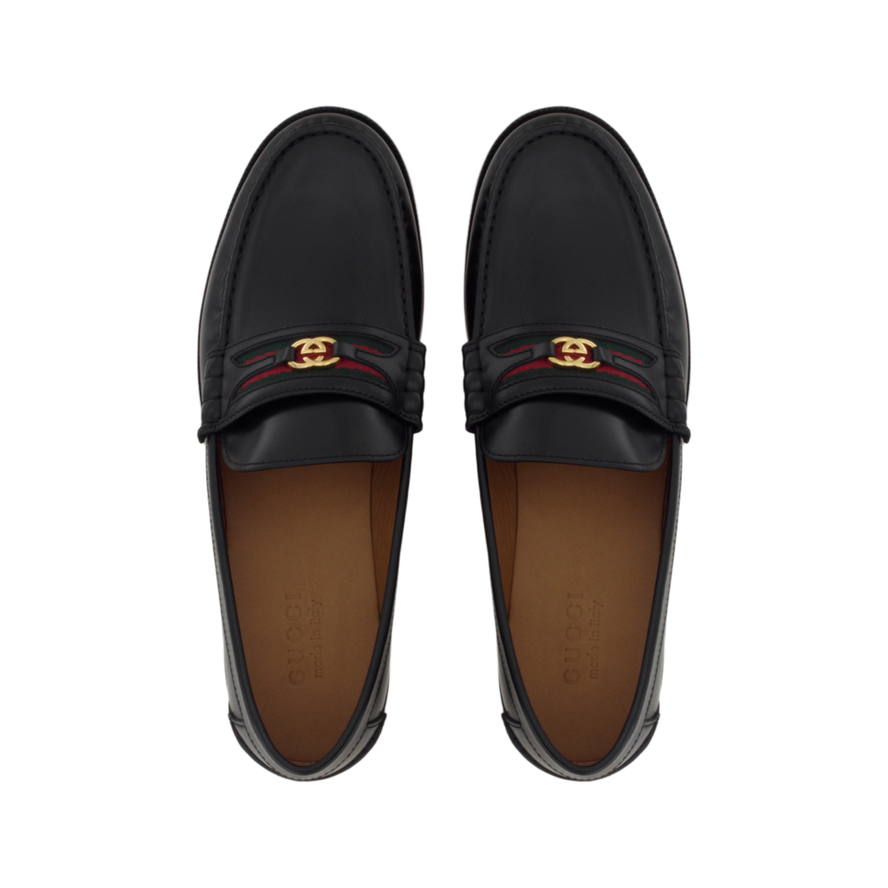 Gucci Kaveh Loafer "Black Green Red"