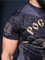 Футболка спортивная Россия с гербом флагом мма