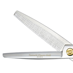 Suntachi Classic Gold филировочные ножницы ZS-R-6045L 4 класс ✅ Оригинал