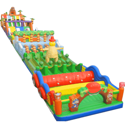 Надувная полоса препятствий "Дачные приключения"