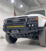 Бампер силовой с кронштейном под лебедку для Toyota Land Cruiser Prado 250 LC250 Крузак Крузер Передний бампер стальной