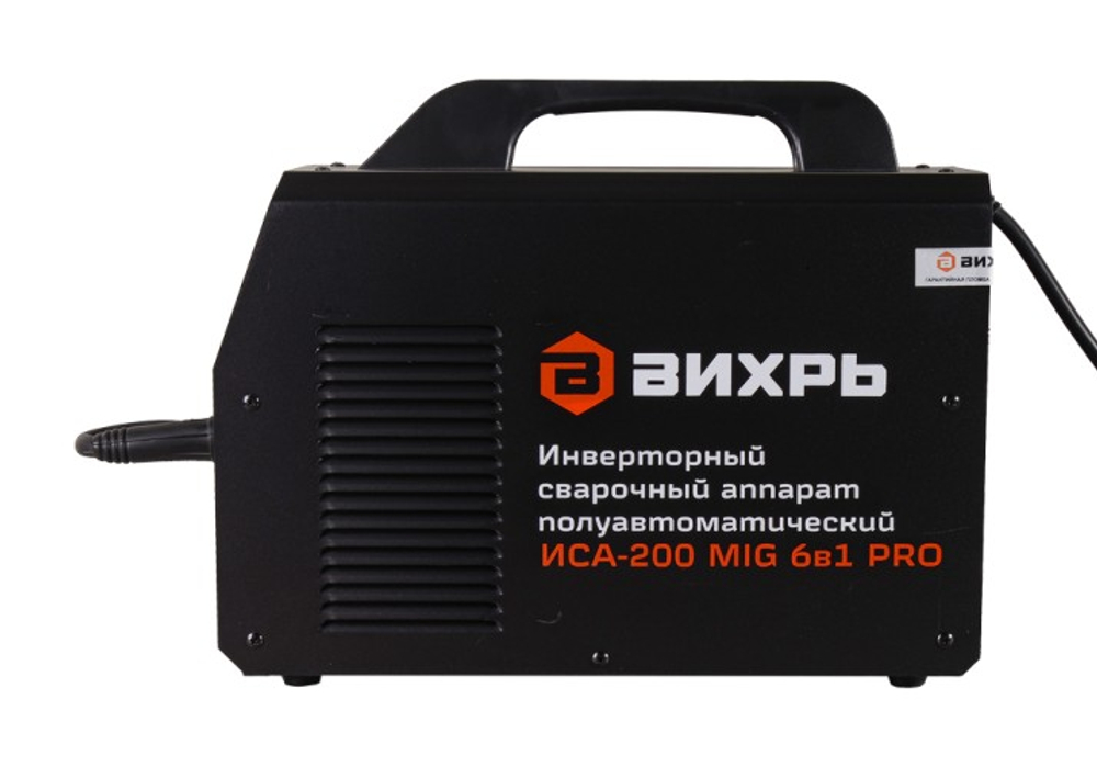 Сварочный полуавтомат ВИХРЬ ИСА-200 MIG 6в1 PRO 65/185