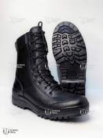 Ботинки армейские с высокими берцами 0420 «Urban» Черные