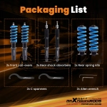 Комплект для автомобиля Audi A6 / A6 QUATTRO C7 12-18 MaXpeedingrods T6 Adjustable Coilovers Lowering Kit