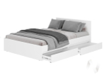 Кровать 1,4 м "Симпл" КР-12 без основания (белый)