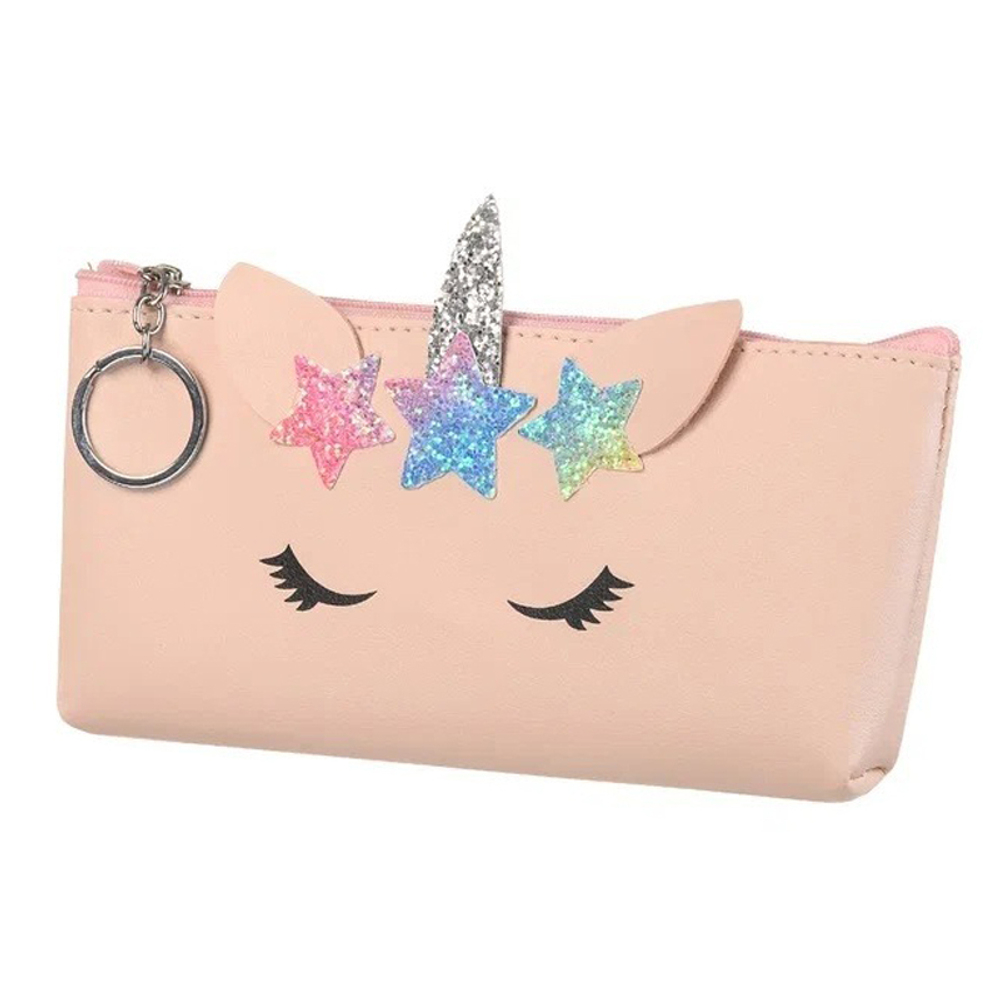 Пенал-косметичка Basir без наполнения, 19*9*5 см, серия "Животные", из кожзама, ассорти