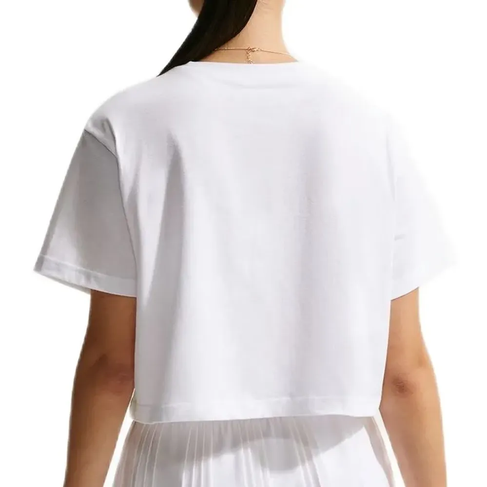 Женская теннисная футболка Nike Tennis Slam Crop - white