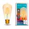Лампа светодиодная диммируемая филаментная Gauss Smart Home Filament E27 6,5W 2000-5500K золотистая 1310112