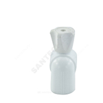 Кран шаровой PP-R белый Дн 20х1/2" НР угловой для радиатора VALFEX 10148020