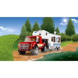 LEGO City: Дом на колесах 60182 — Pickup & Caravan — Лего Сити Город