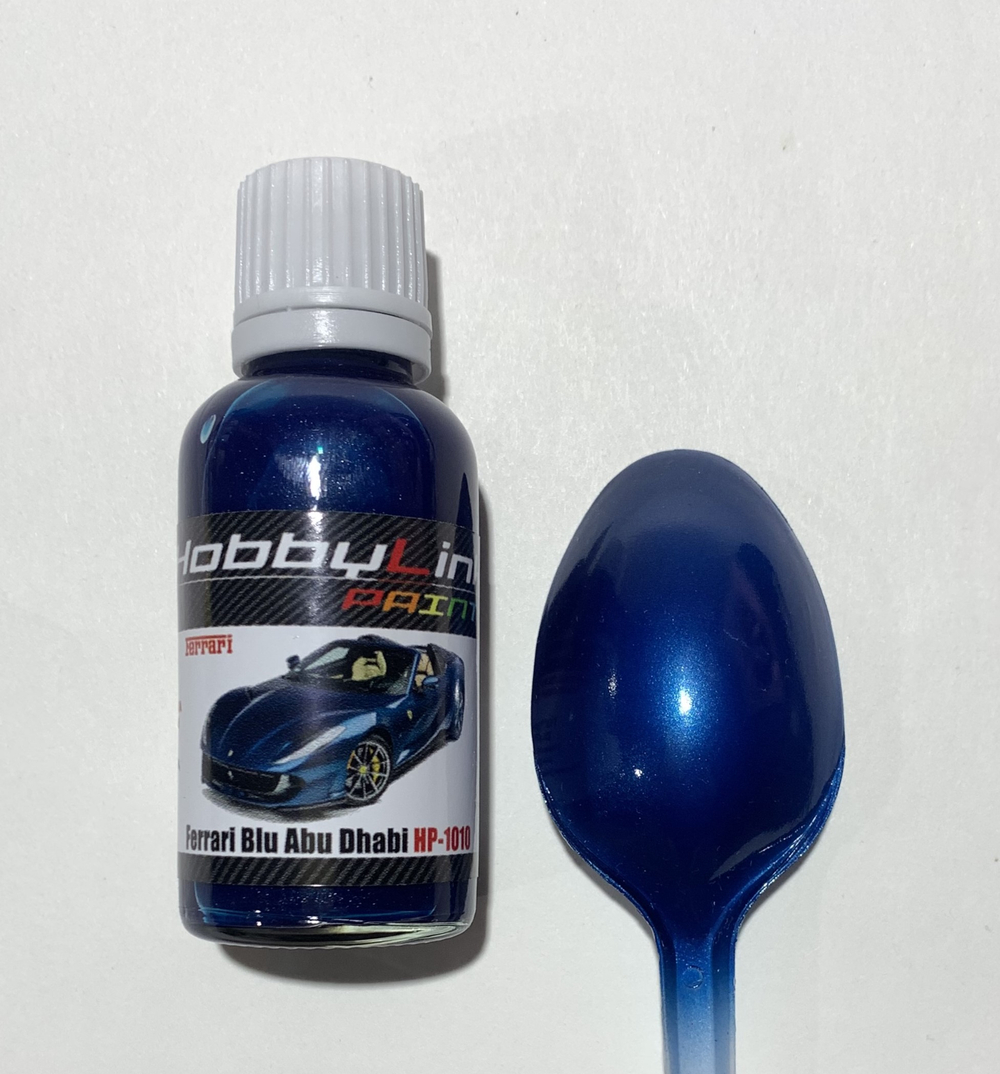 Краска лаковая HobbyLink Ferrari Blue Abu Dhabi HP-1010
