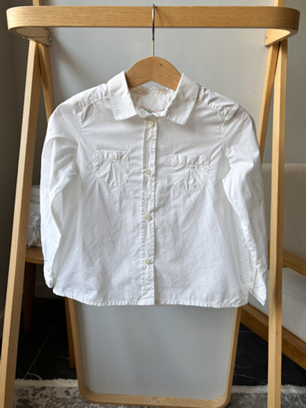 Хлопковая рубашка Bonpoint, 98