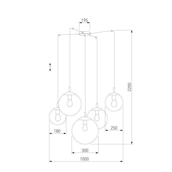 15382 / подвесной светильник / Esme