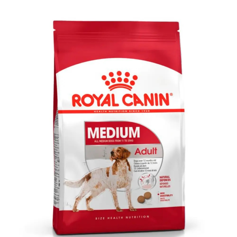 Royal Canin Medium Adult Сухой корм для собак средних размеров в возрасте от 12 месяцев до 7 лет, 3 кг