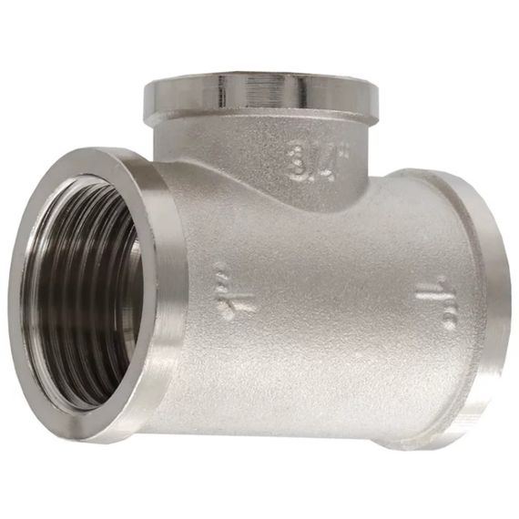 Тройник VIEIR ВВВ 1х3/4х1 никел. TFN545 купить в Москве и Московской области по низкой цене с доставкой по России — (5) Тройник VIEIR ВВВ 1х3/4х1 никел. TFN545 — (5)