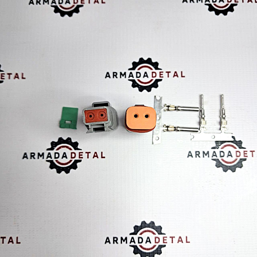 Разъем межжгутовой серии DEUTSCH DT 2-х контактный | DT06-2S+DT04-2P | Аналог