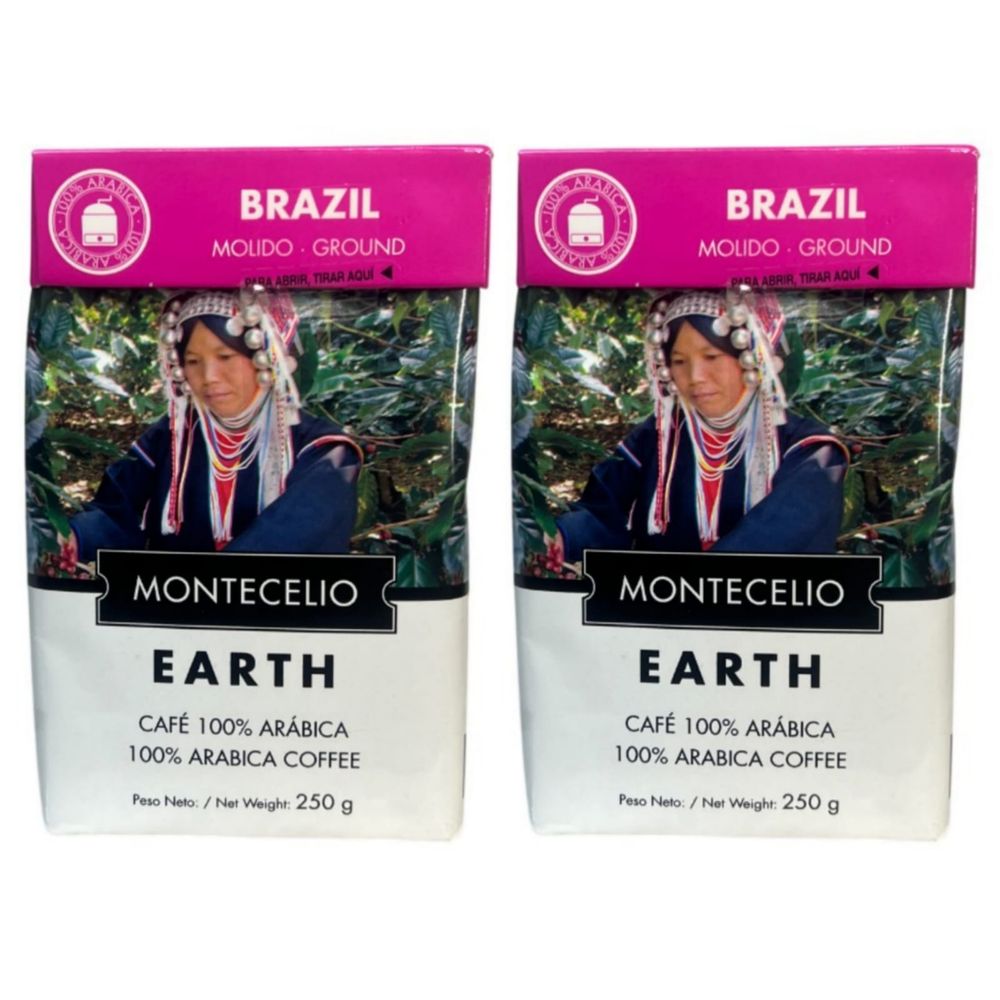 Кофе молотый Montecelio Brazil 250 г x 2 шт