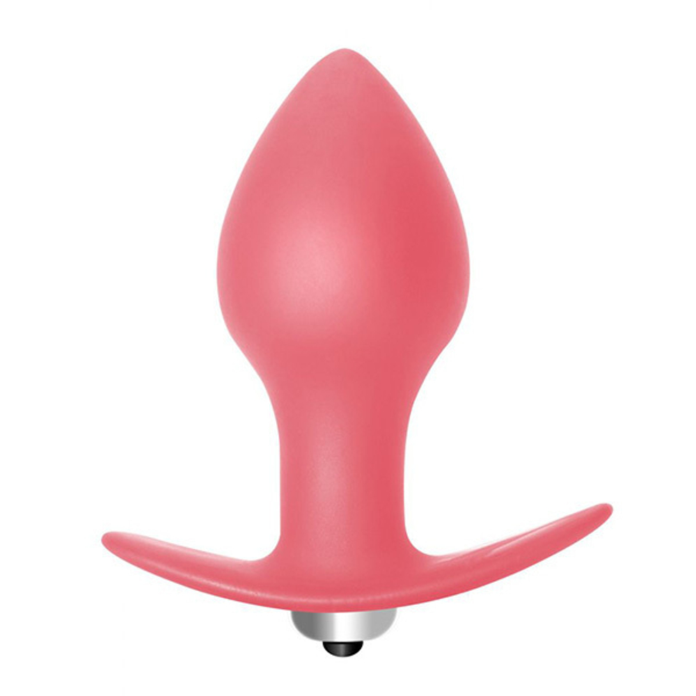 Розовая анальная вибропробка 10см Lola Games First Time Bulb Anal Plug 5006-01lola