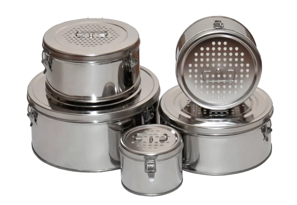 Коробка стерилизационная с фильтром КФ-12 ДЗМО