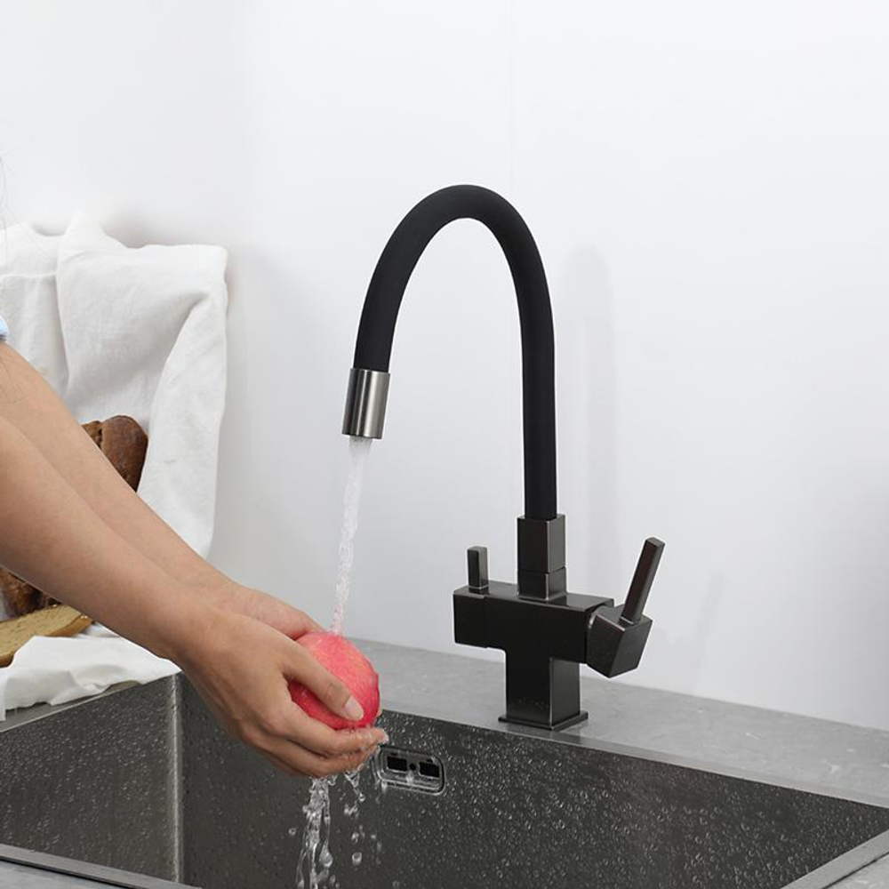 Смеситель для кухни с гибким изливом Gappo G4395-39