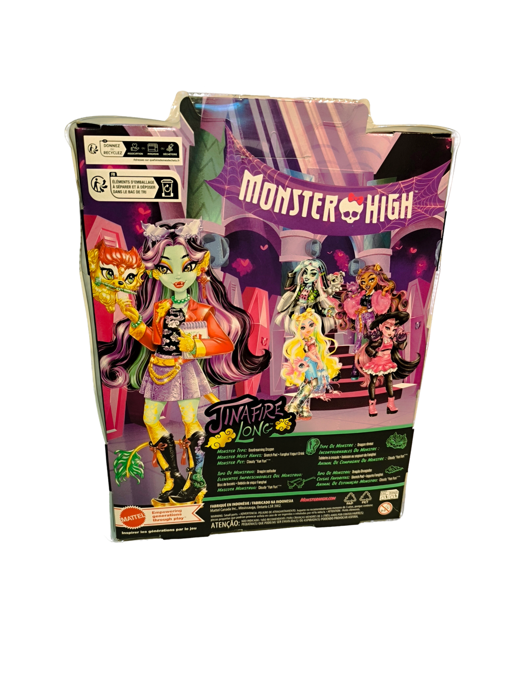Кукла Monster High «Jinafire Long с питомцем» HYV58 — коллекционная кукла
