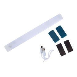 ULM-F60-1W-4000K-RECH SENSOR IP20 WHITE Светильник светодиодный для мебели с сенсором движения и освещенности. Аккумуляторный в-к. 200мм. 80лм. ТМ Uniel