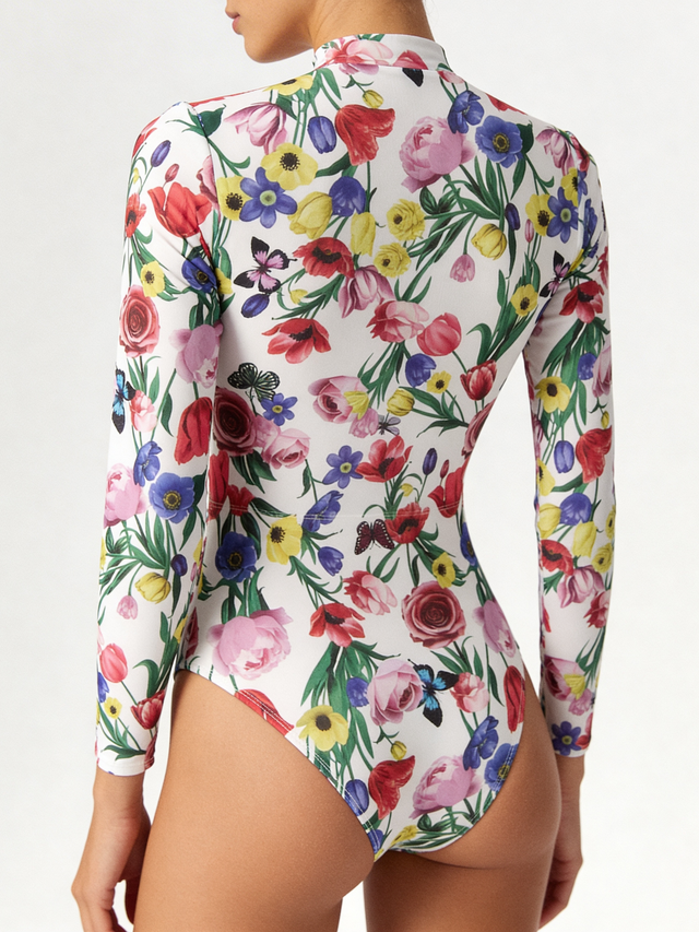 Купальник Сетка с молнией Шанхай