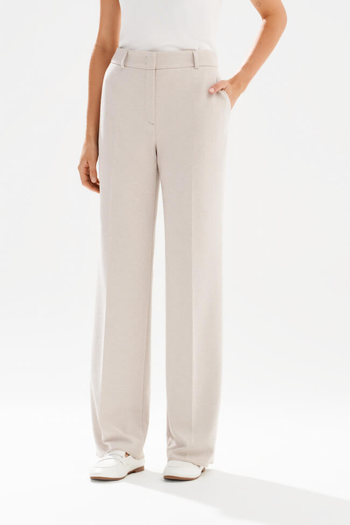 31238 Брюки женские (бежевый меланж)