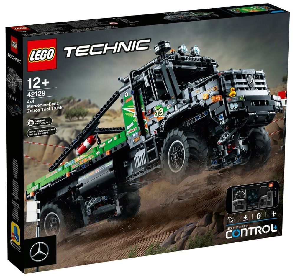 Конструктор LEGO Technic 42129 Полноприводный грузовик-внедорожник  Mercedes-Benz Zetros 42129 купить в интернет-магазине Layon.ru